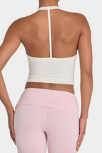 Chic ButterCloud Crop Tank Top in Coconut