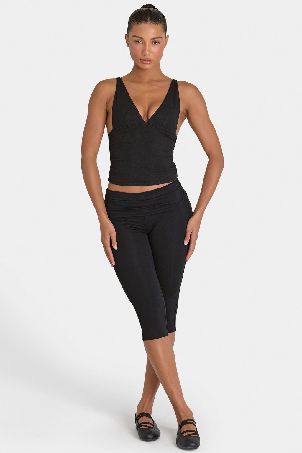 Chic ButterCloud Tank Top in Black