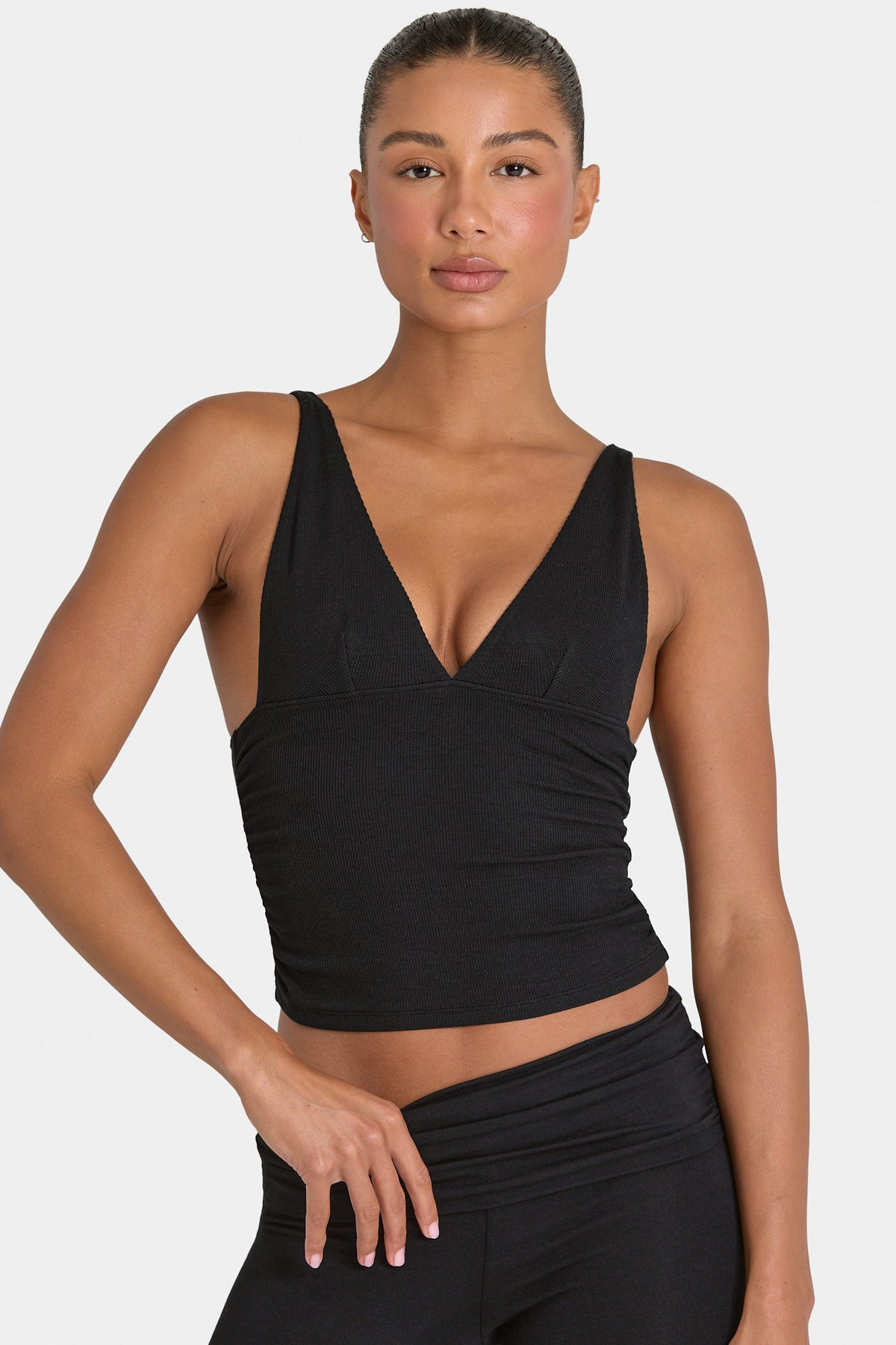 Chic ButterCloud Tank Top in Black