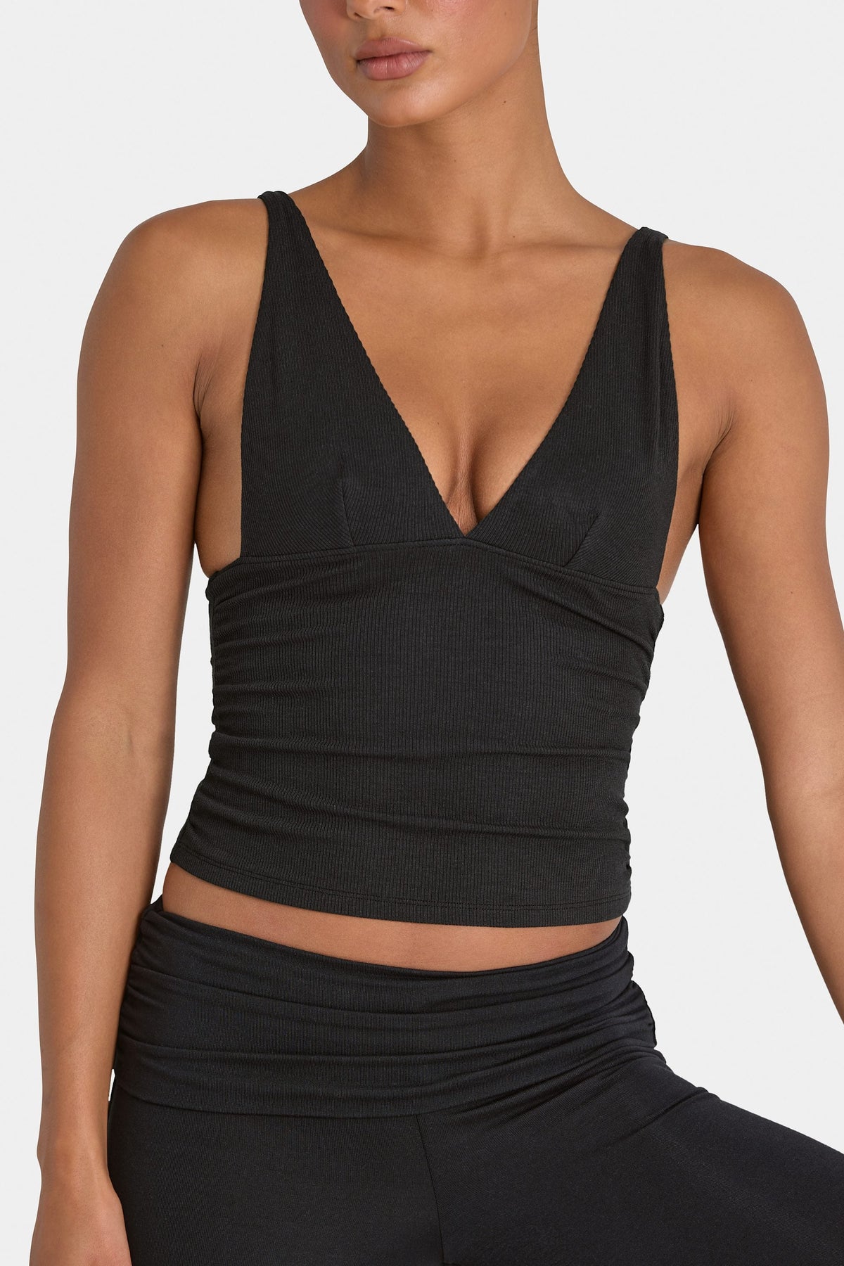 Chic ButterCloud Tank Top in Black