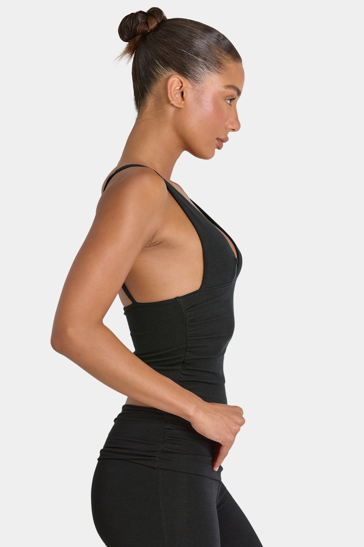 Chic ButterCloud Tank Top in Black