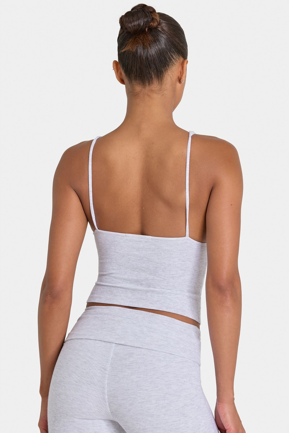 Chic ButterCloud Tank Top in Grey Marl