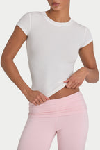 Chic ButterCloud T-Shirt in Coconut
