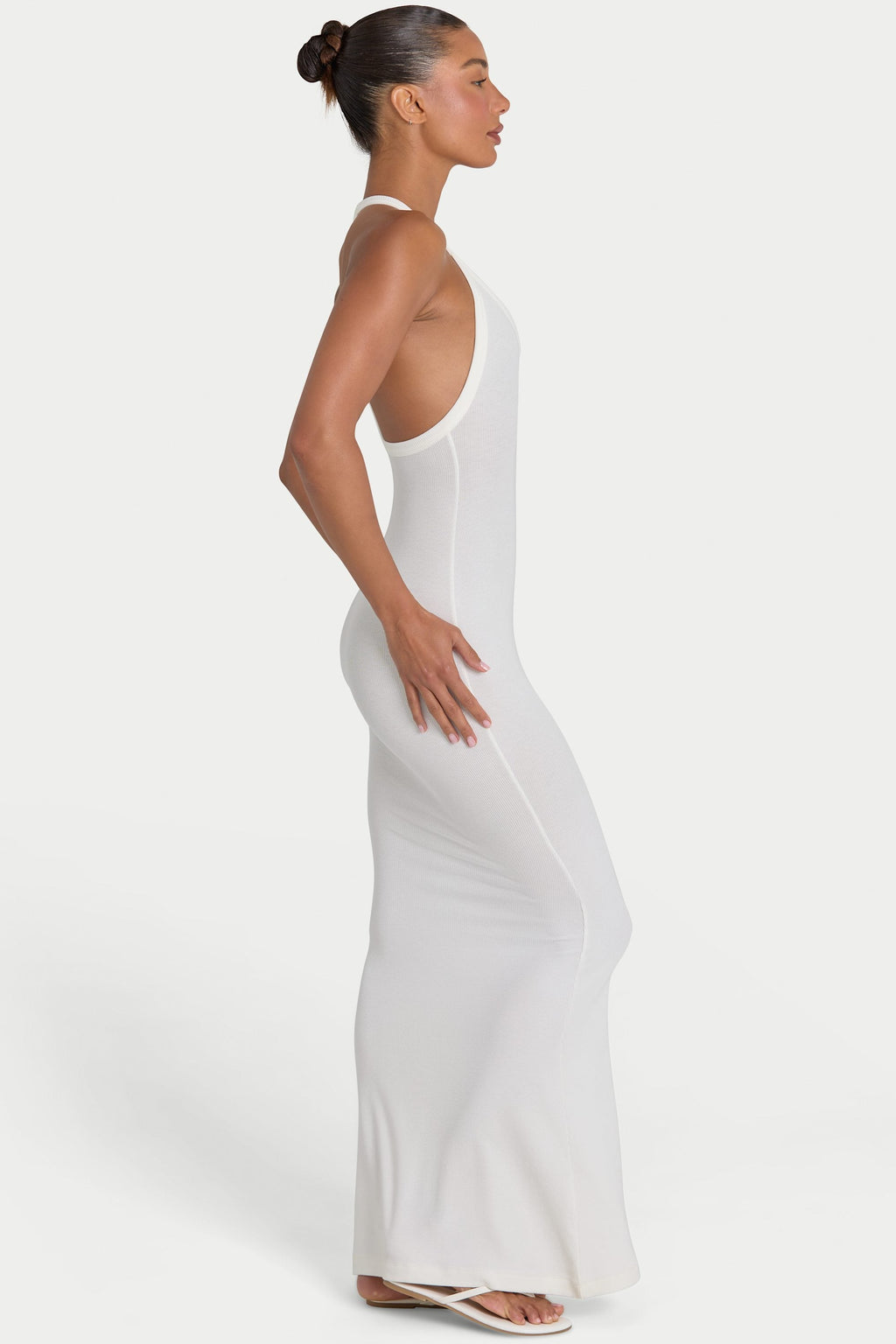 Chic ButterCloud Maxi Dress in Coconut