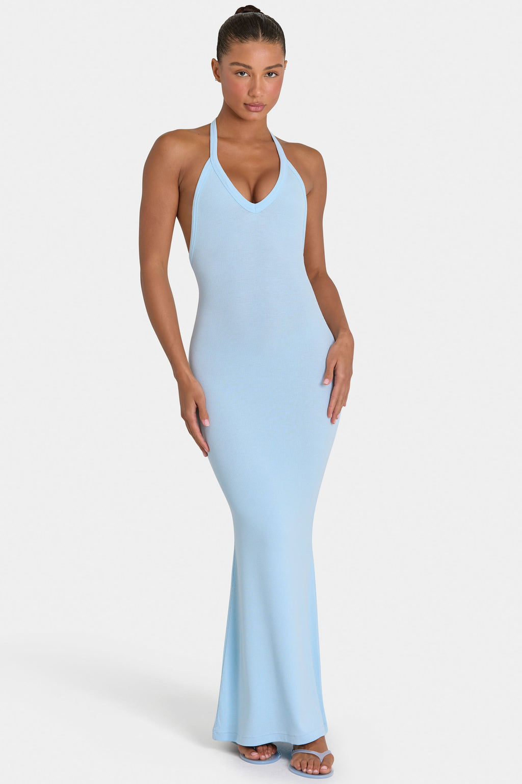 Chic ButterCloud Maxi Dress in Sky