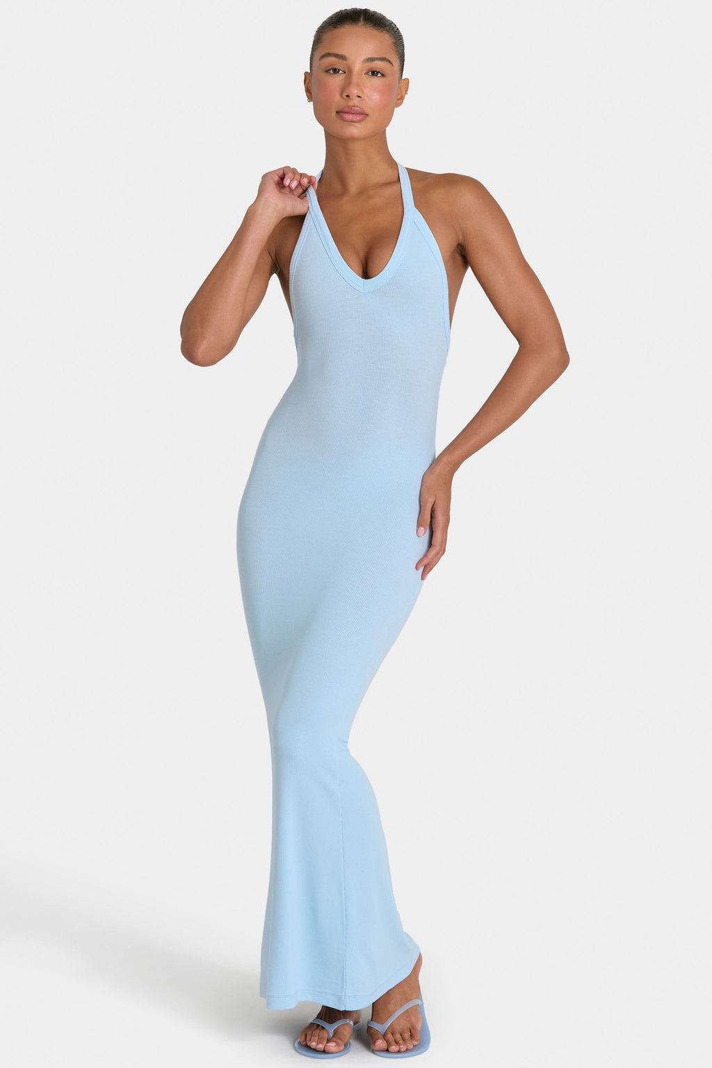 Chic ButterCloud Maxi Dress in Sky