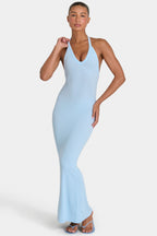 Chic ButterCloud Maxi Dress in Sky