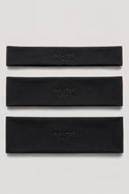 Chic Soft Active Headband 3-Pack in Black