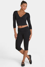 Chic ButterCloud Capri Leggings in Black
