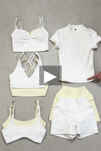 Chic Soft Active Zip-Up Top in Coconut