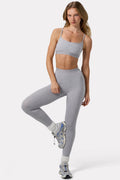 Chic Soft Active Leggings in Grey Marl