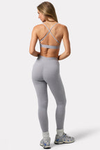 Chic Soft Active Leggings in Grey Marl