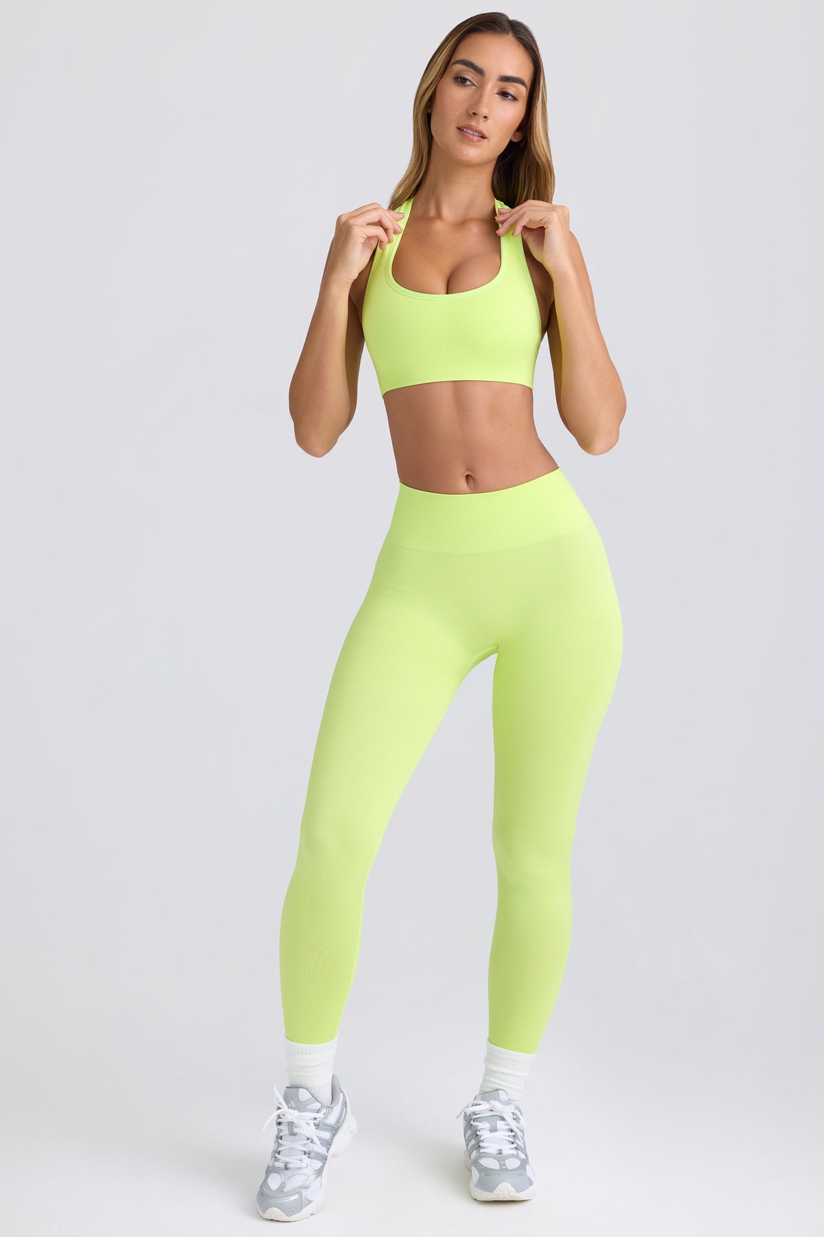 Chic Super Sculpt Seamless Leggings in Key Lime