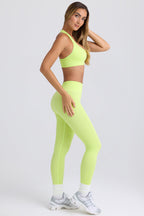 Chic Super Sculpt Seamless Leggings in Key Lime