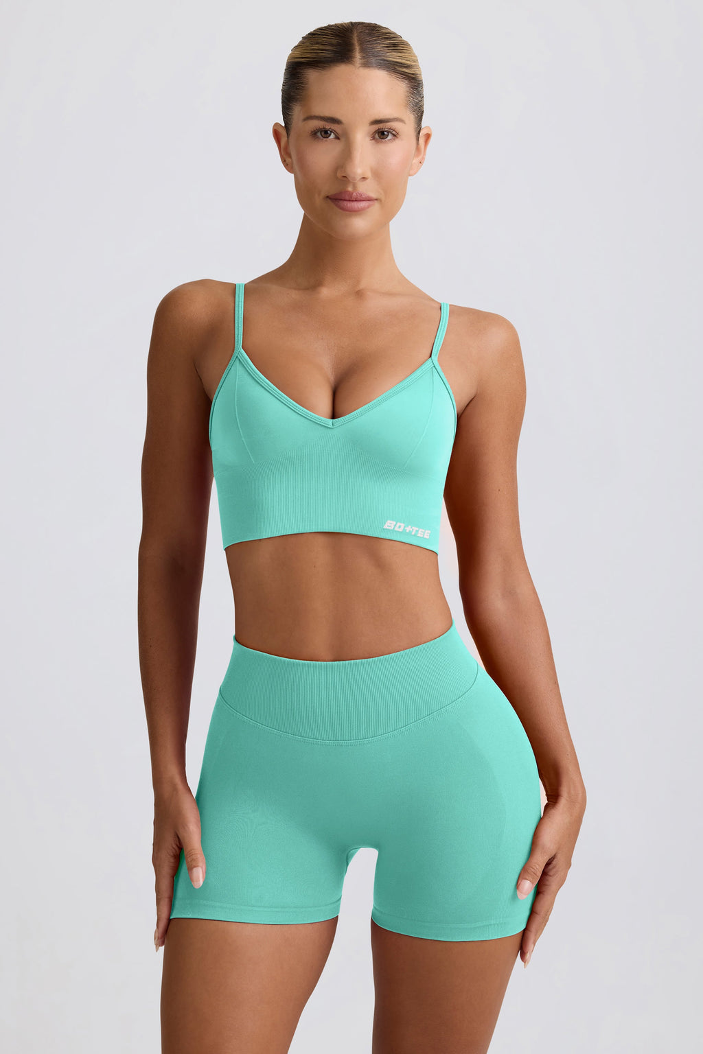 Chic Define Luxe Mini Shorts in Mint