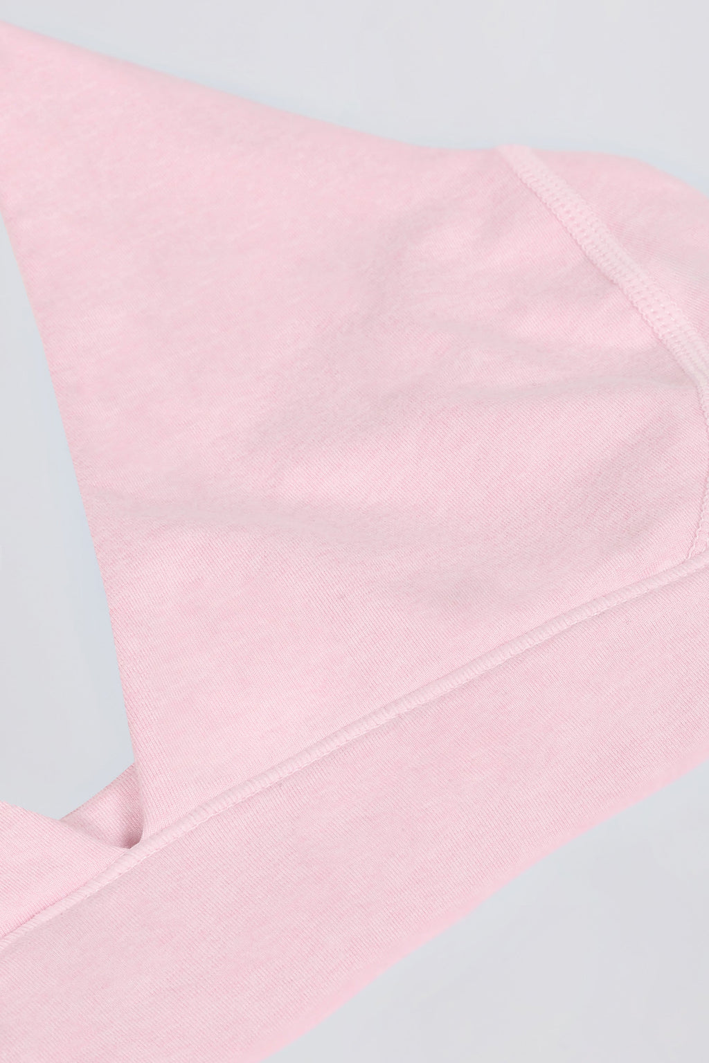Chic Brushed Jersey V-Neck Sports Bra in Bloom
