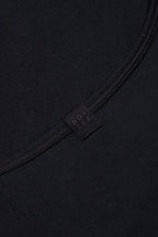 Chic Cross-Back Tank Top in Black