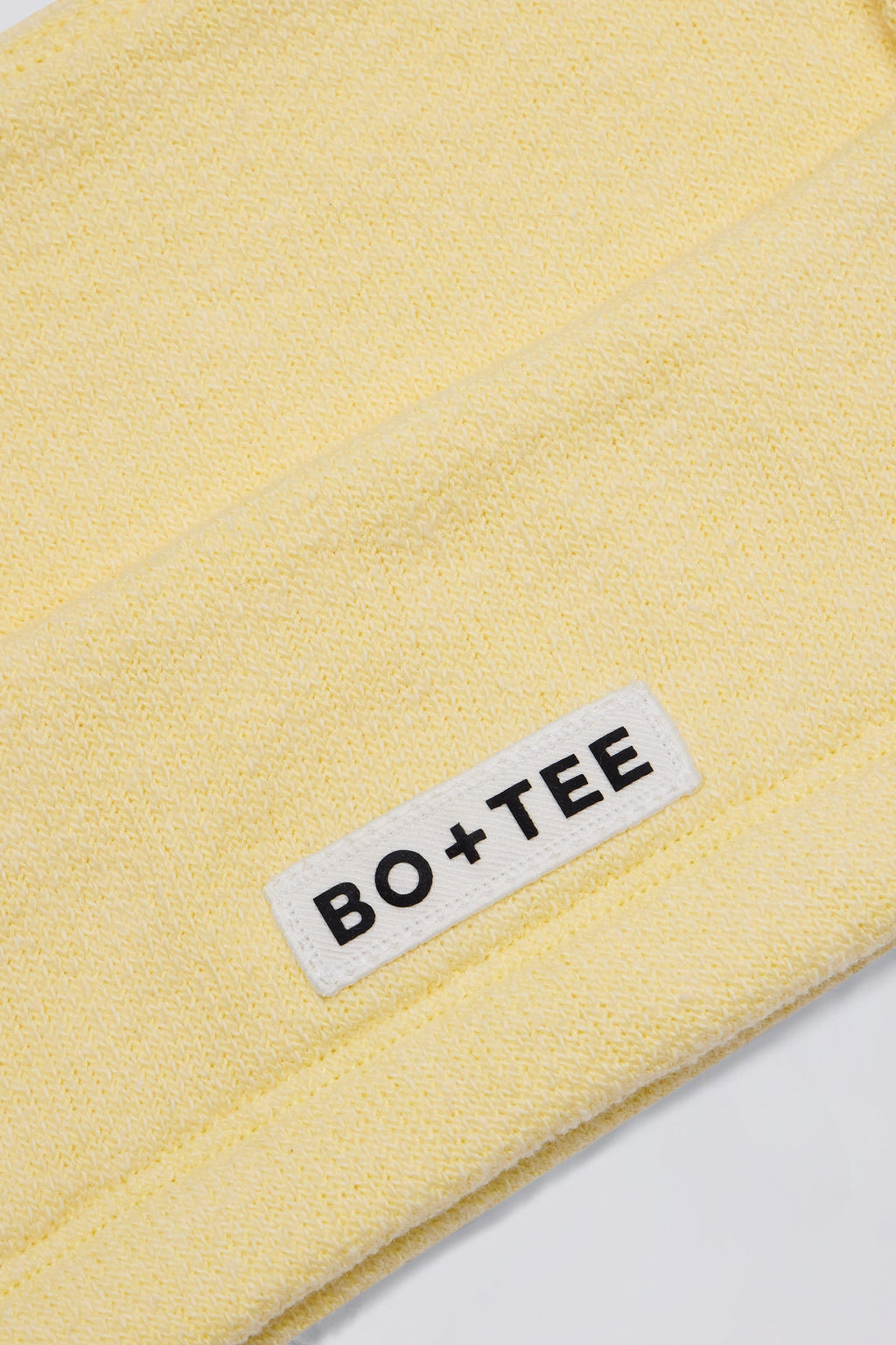 Chic Square-Neck Bralette in Lemon