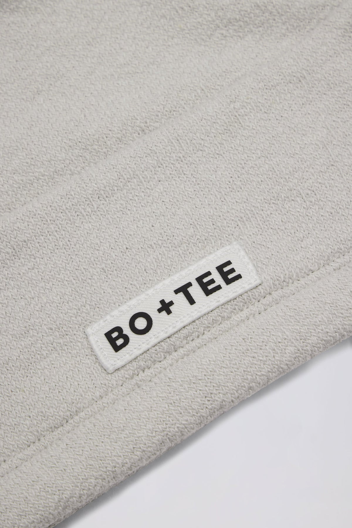 Chic Square-Neck Bralette in Light Grey