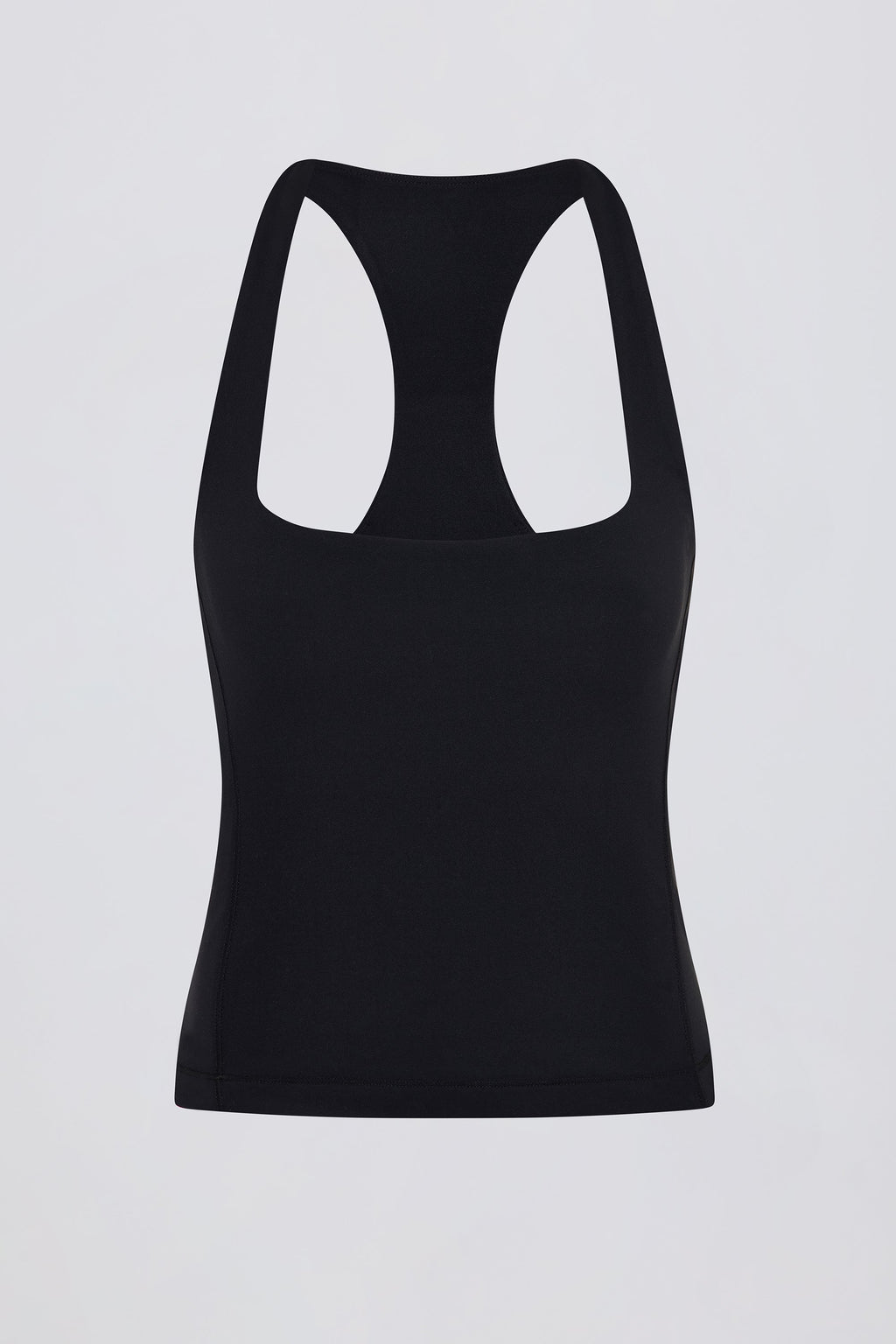 Chic Soft Active Racerback Tank Top in Black