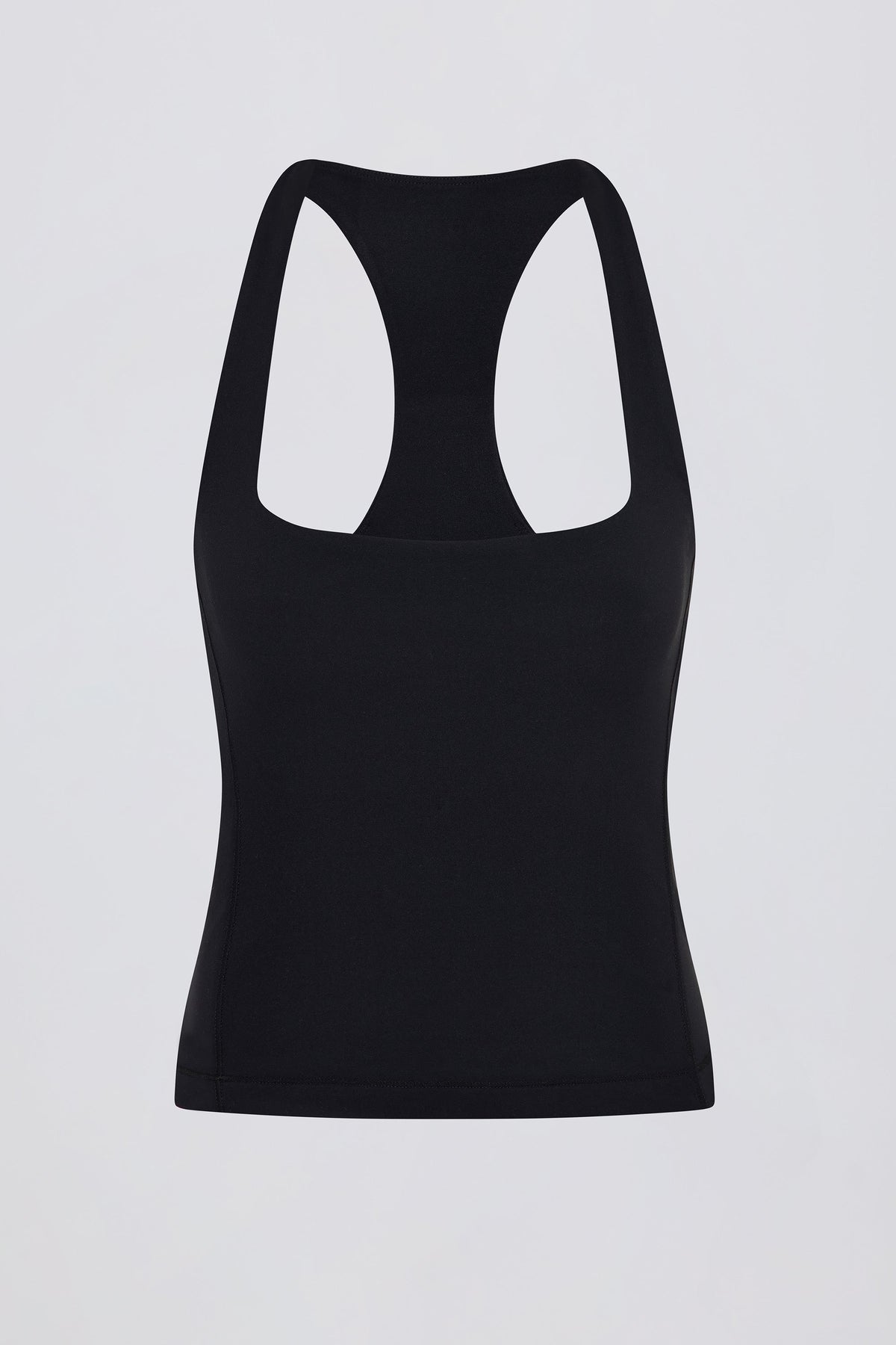 Chic Soft Active Racerback Tank Top in Black