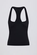 Chic Soft Active Racerback Tank Top in Black