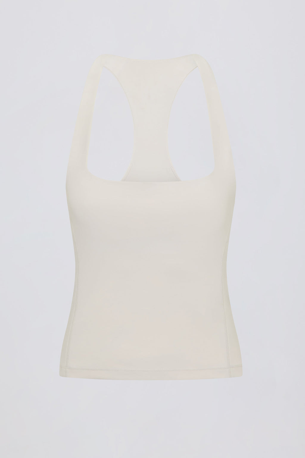 Chic Soft Active Racerback Tank Top in Oat
