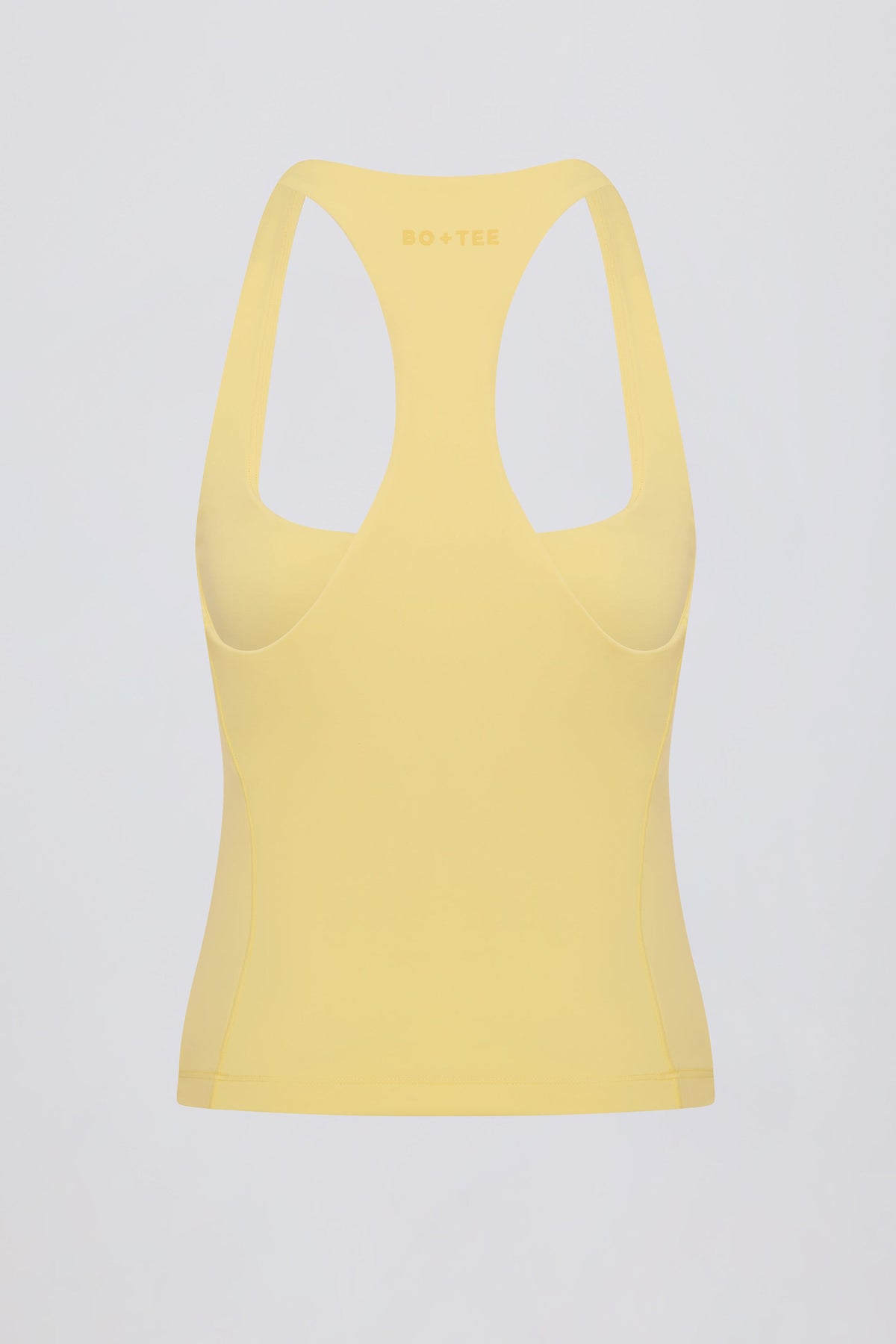 Chic Soft Active Racerback Tank Top in Lemon