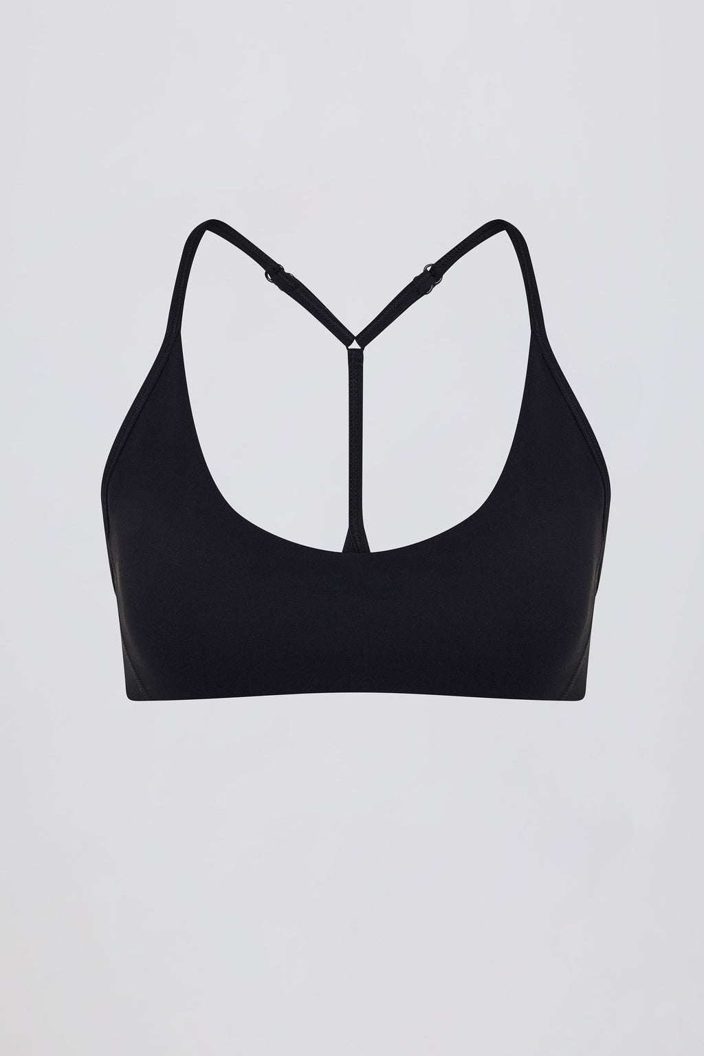 Chic Soft Active Racerback Sports Bra in Black