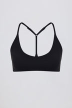 Chic Soft Active Racerback Sports Bra in Black