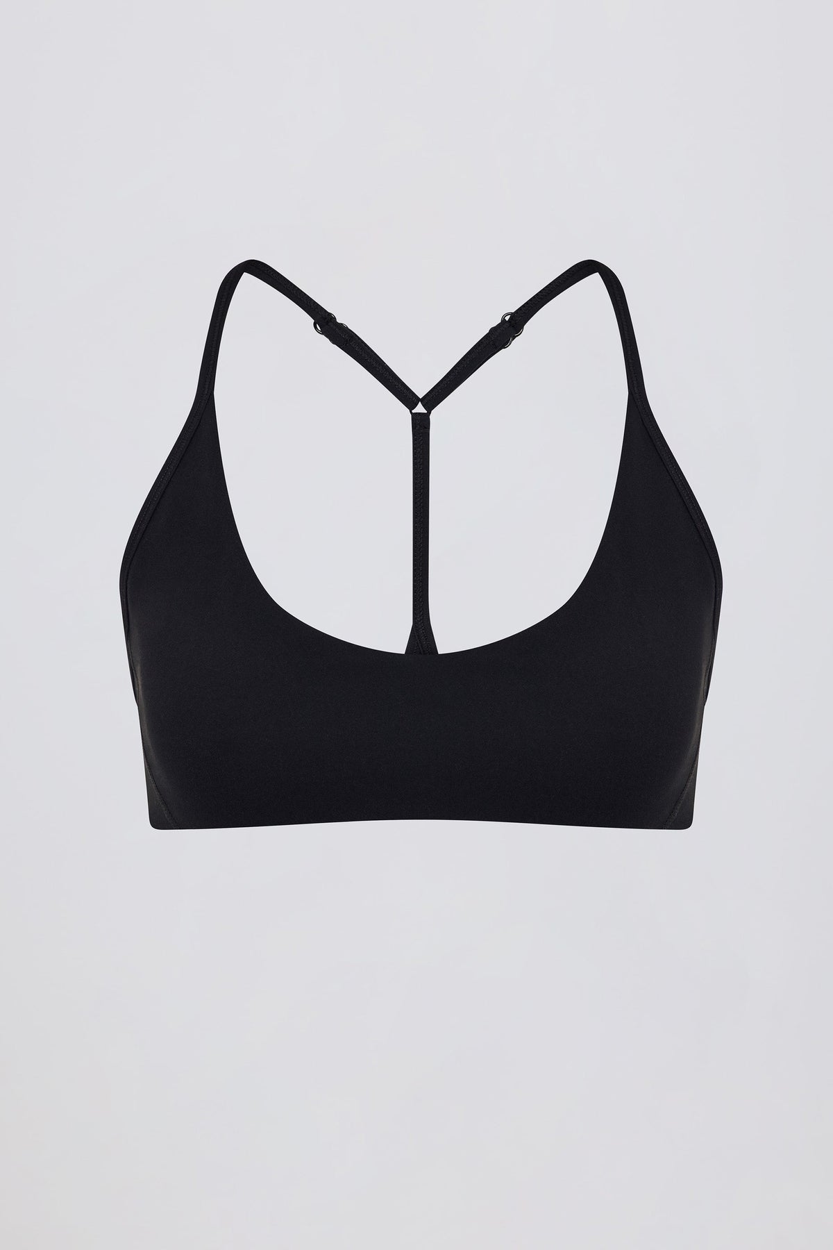 Chic Soft Active Racerback Sports Bra in Black