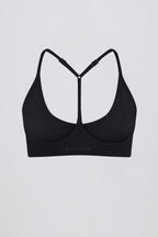Chic Soft Active Racerback Sports Bra in Black