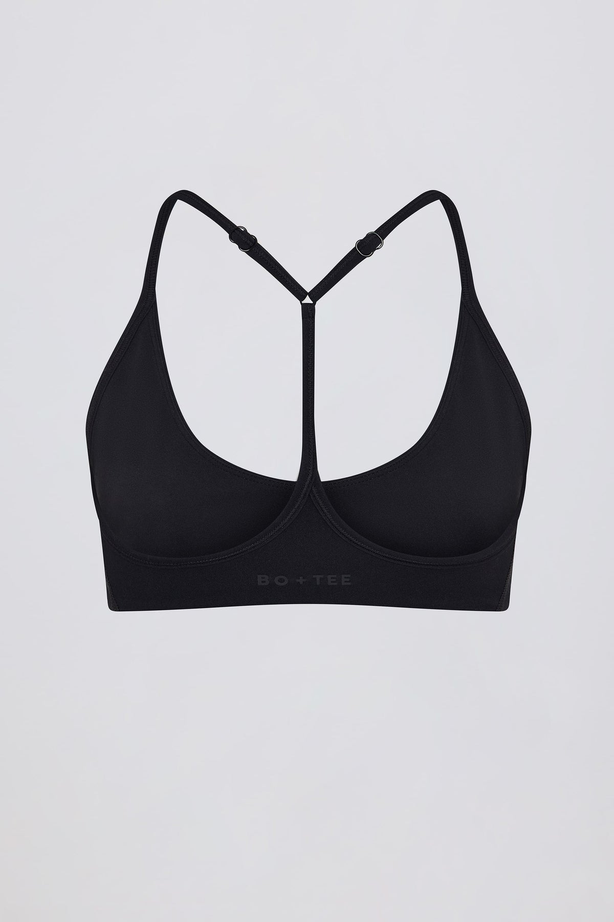 Chic Soft Active Racerback Sports Bra in Black
