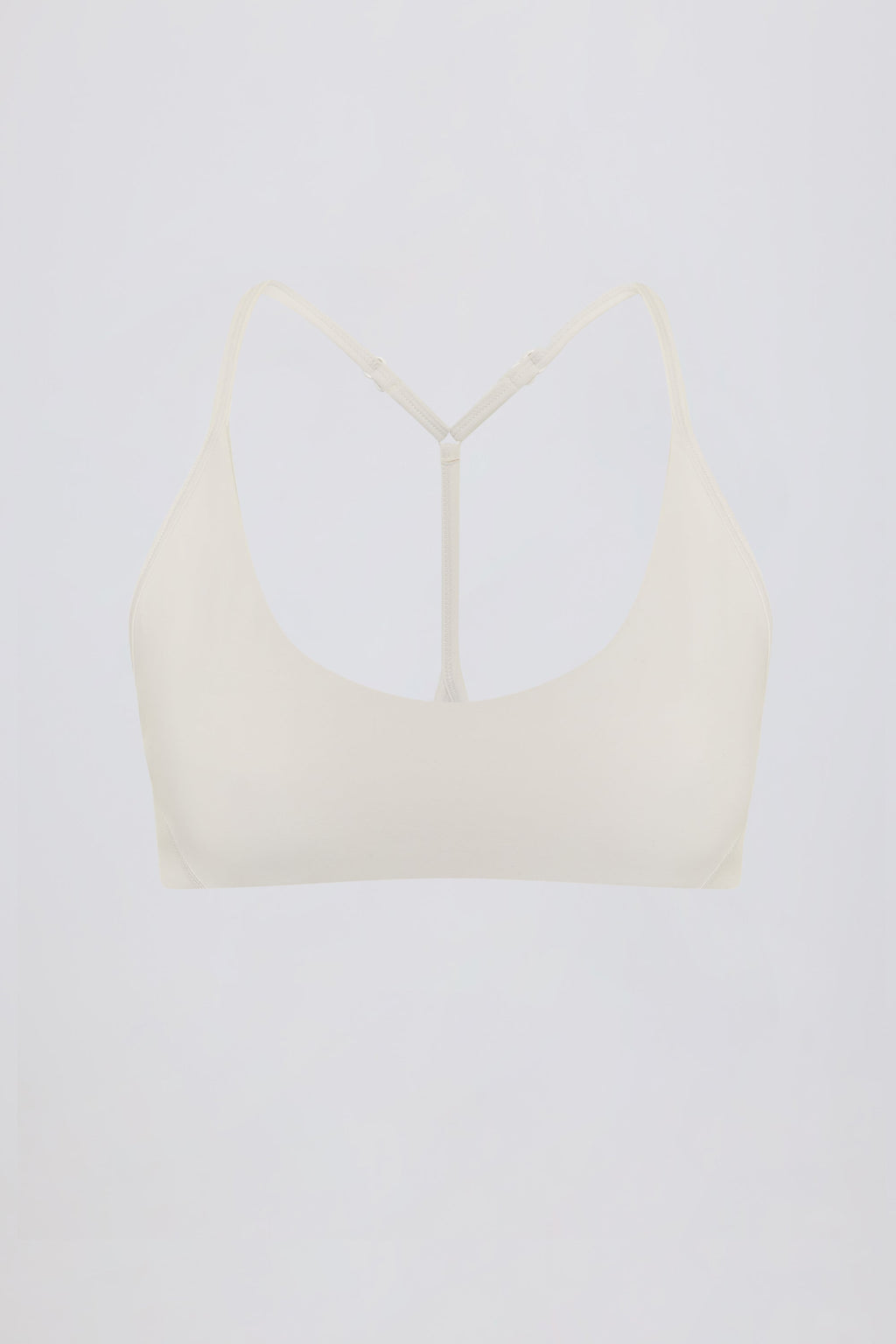 Chic Soft Active Racerback Sports Bra in Oat