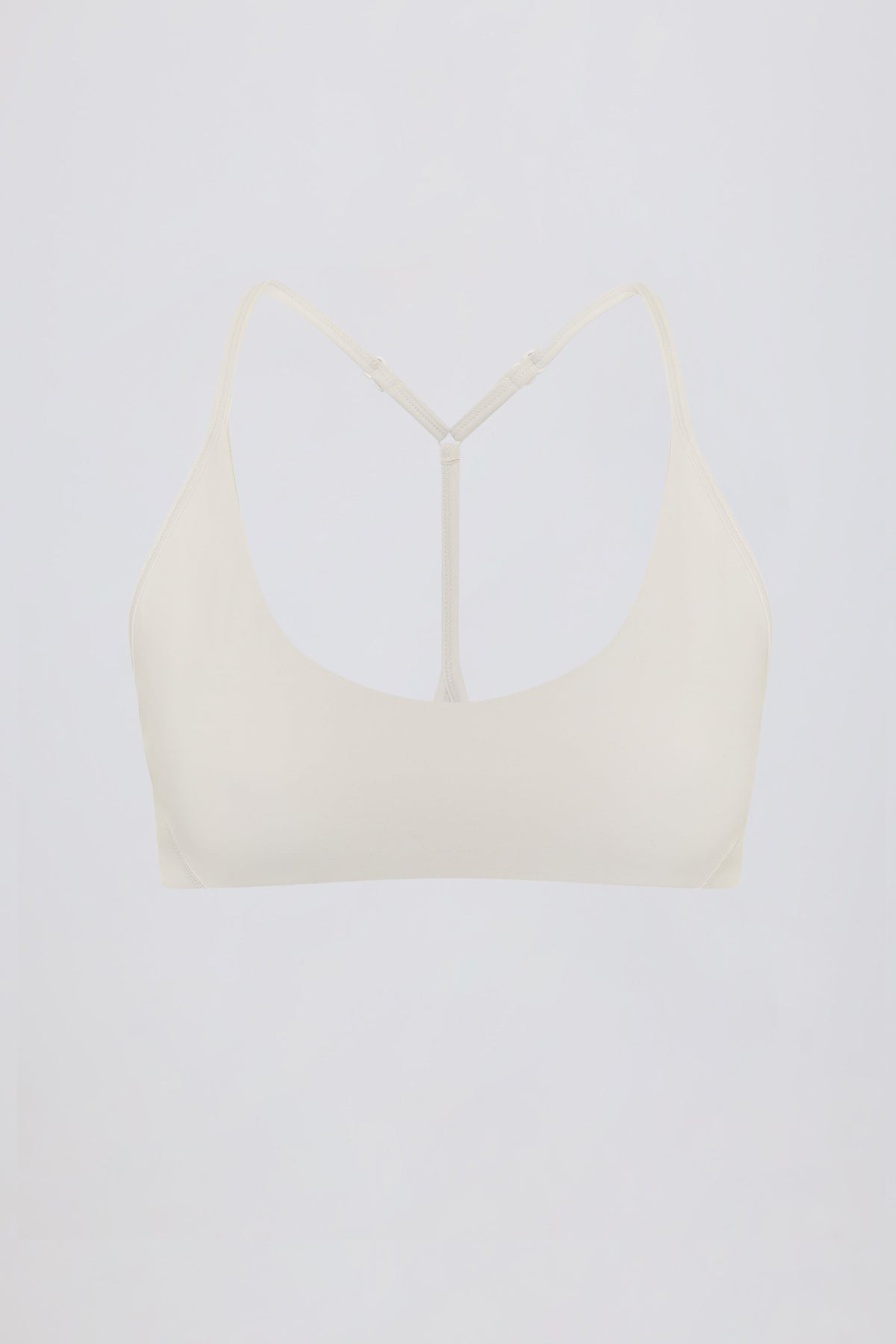 Chic Soft Active Racerback Sports Bra in Oat