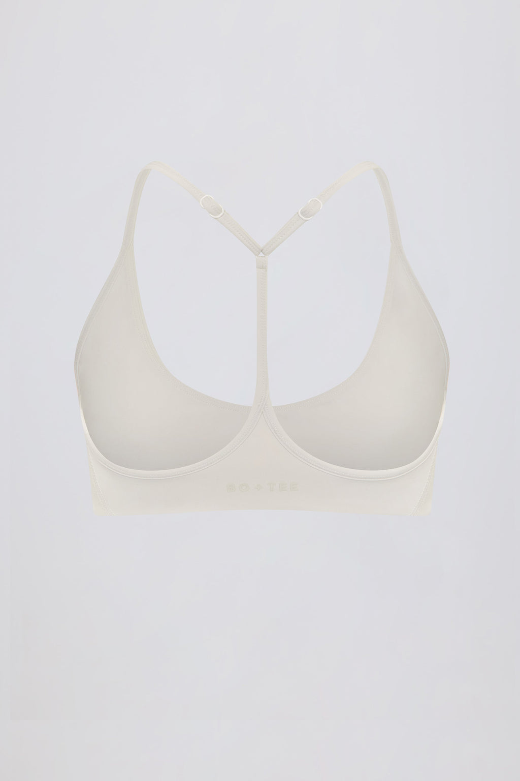 Chic Soft Active Racerback Sports Bra in Oat
