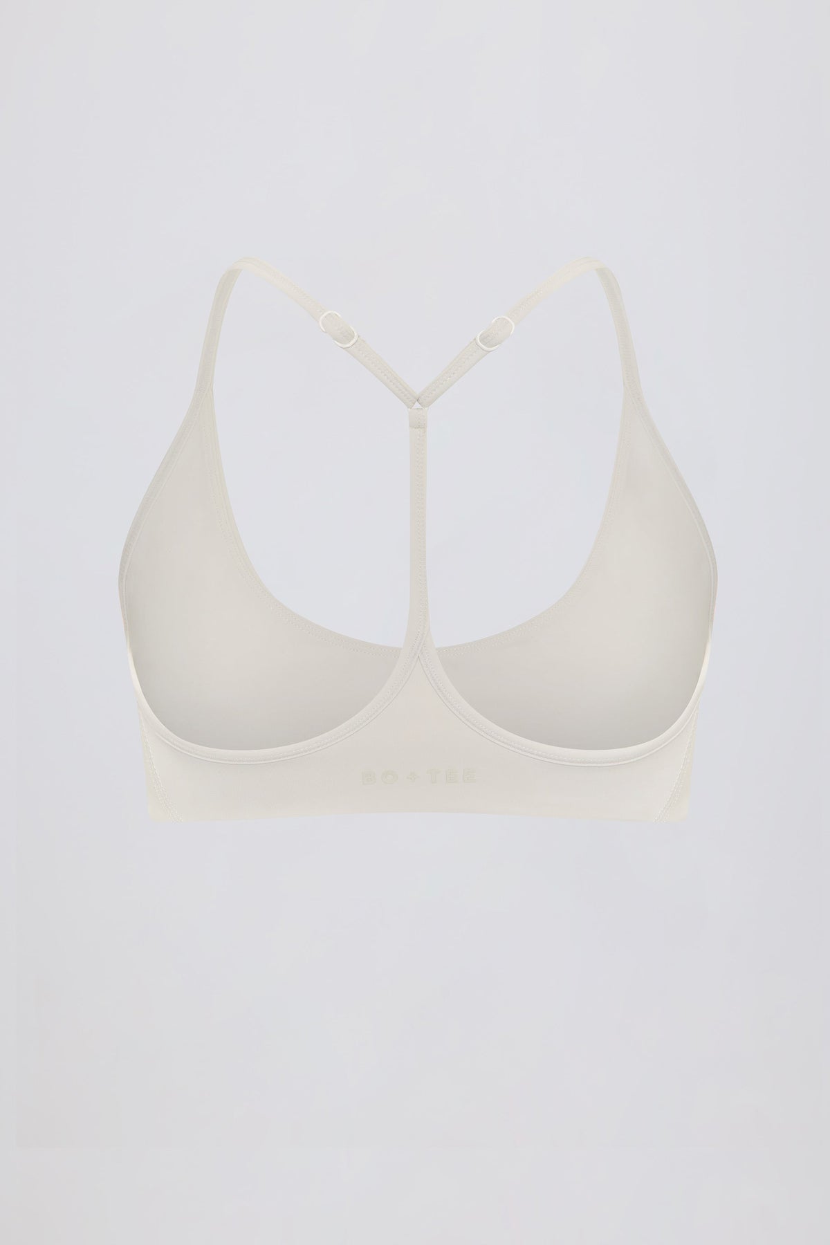 Chic Soft Active Racerback Sports Bra in Oat