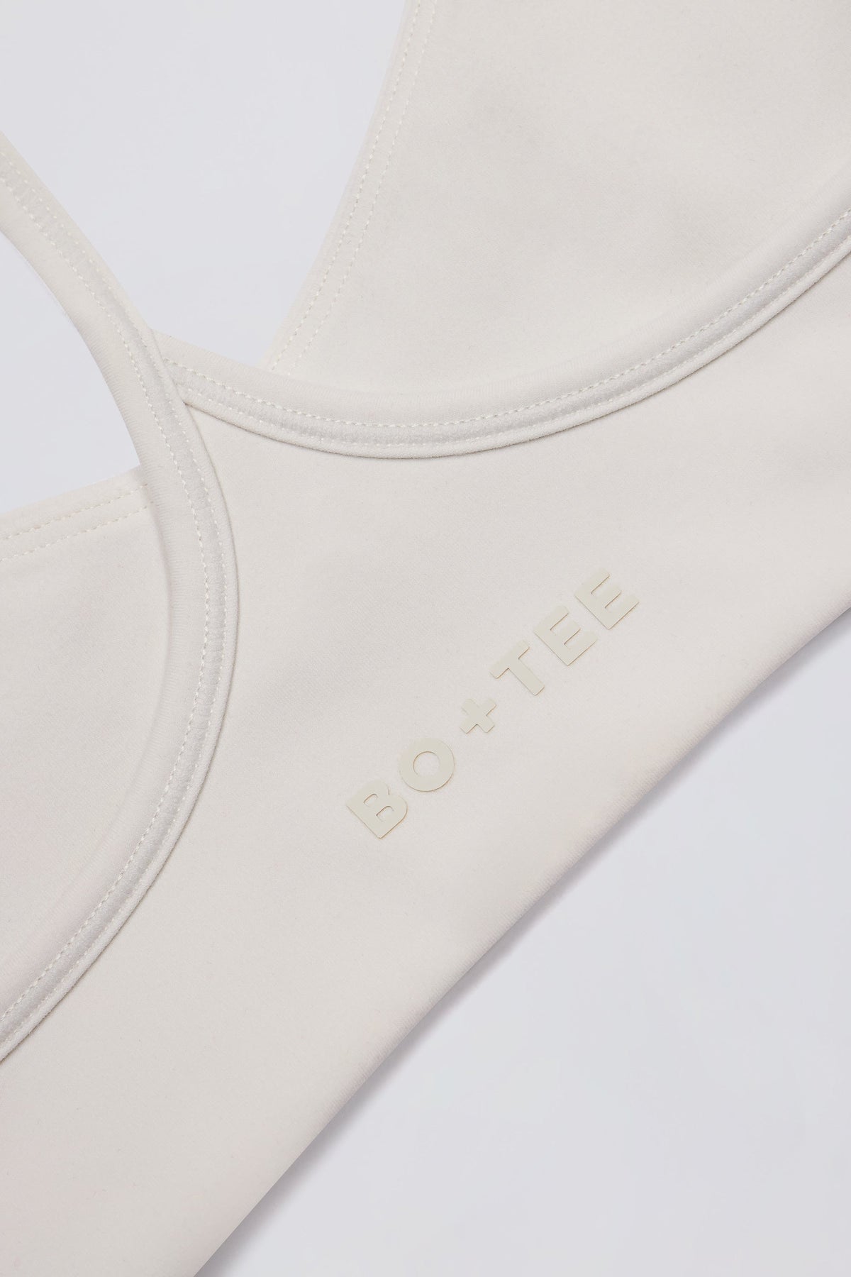Chic Soft Active Racerback Sports Bra in Oat