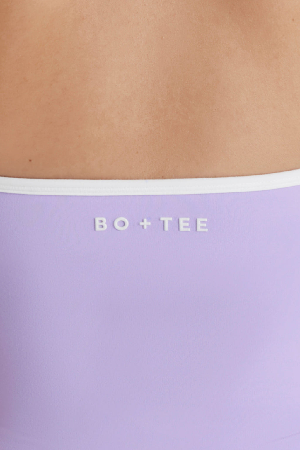 Chic Soft Active V-Neck Halterneck Top in Lilac