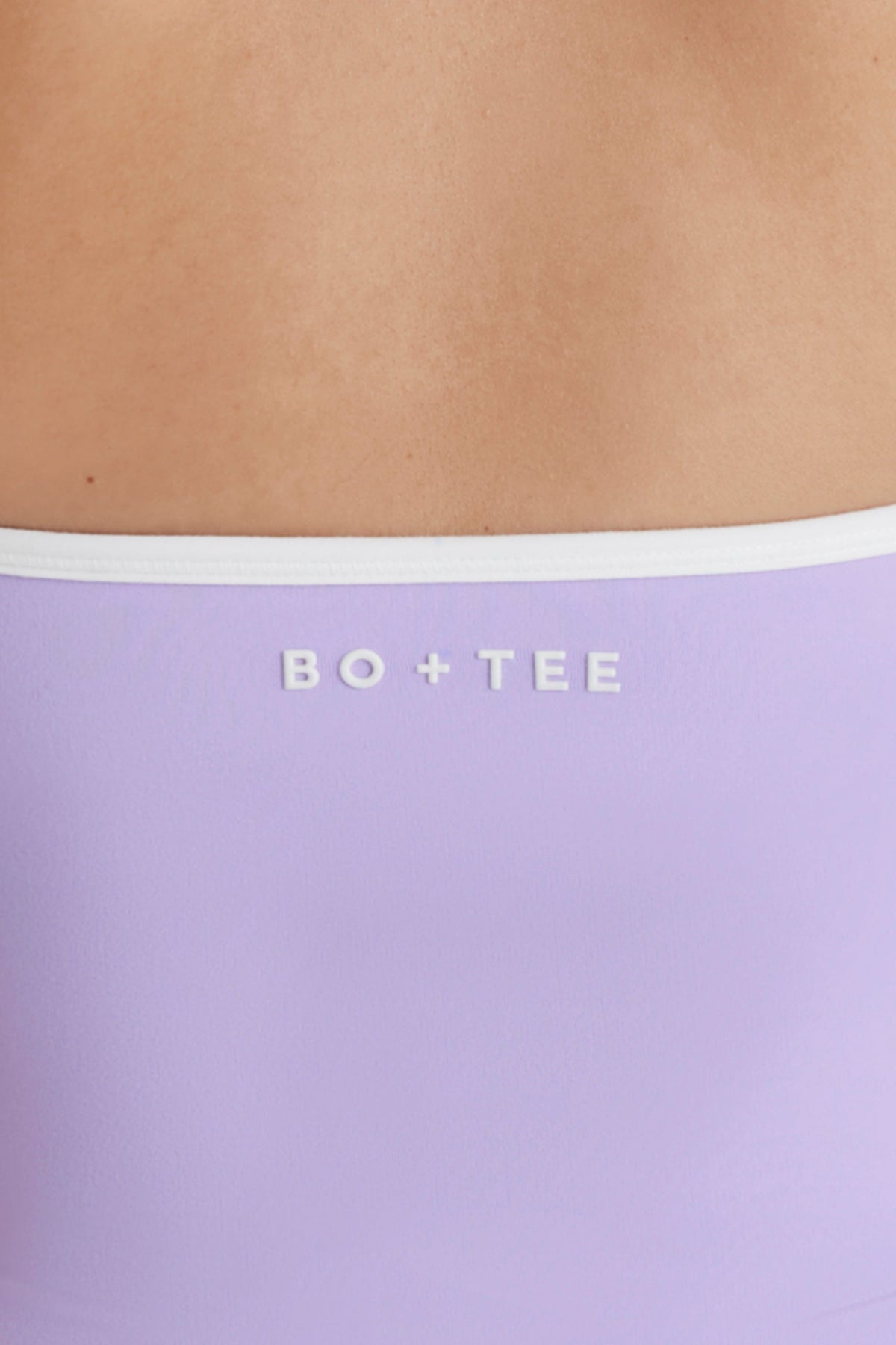 Chic Soft Active V-Neck Halterneck Top in Lilac
