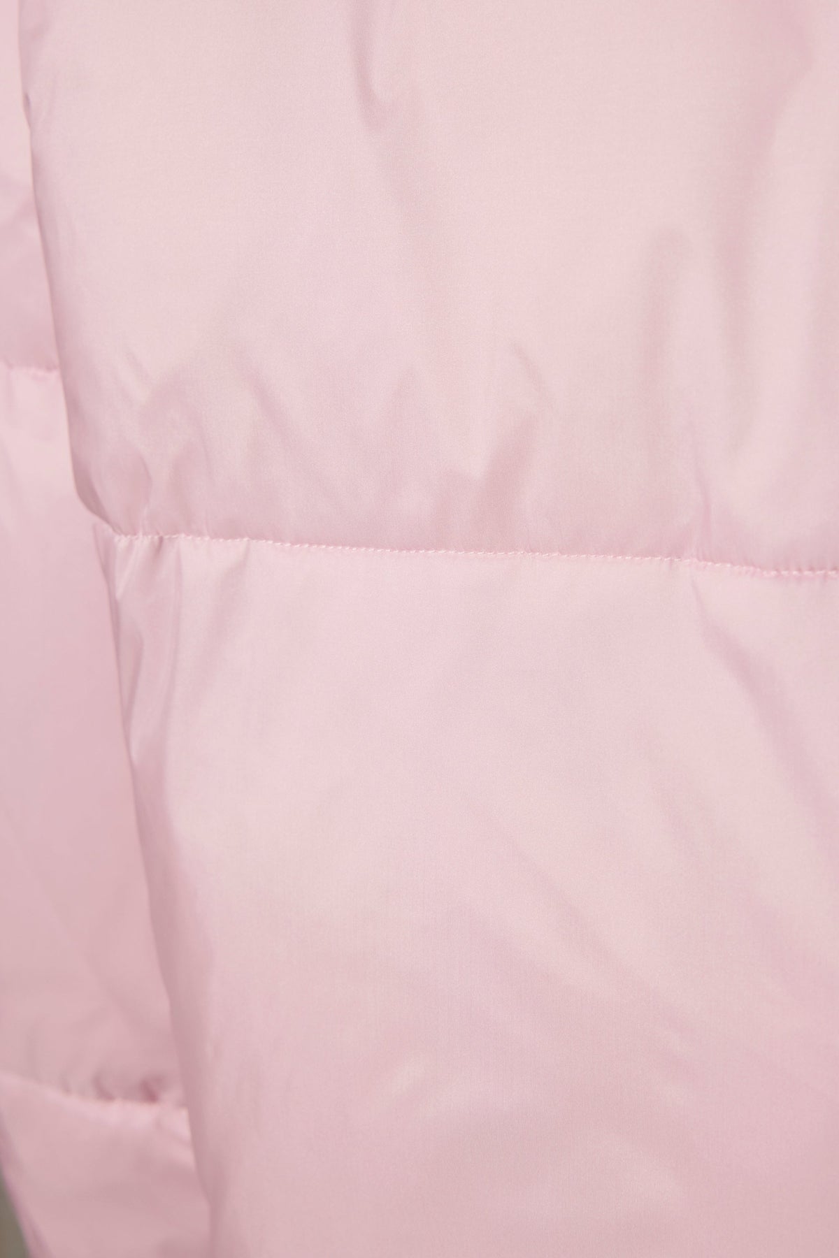 Chic Waterproof Cropped Oversized Ski Jacket in Powder Pink