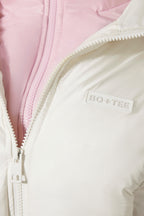 Chic Waterproof Layered Ski Jacket in Ice