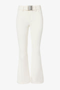 Chic Waterproof Belted Ski Salopettes in Ice
