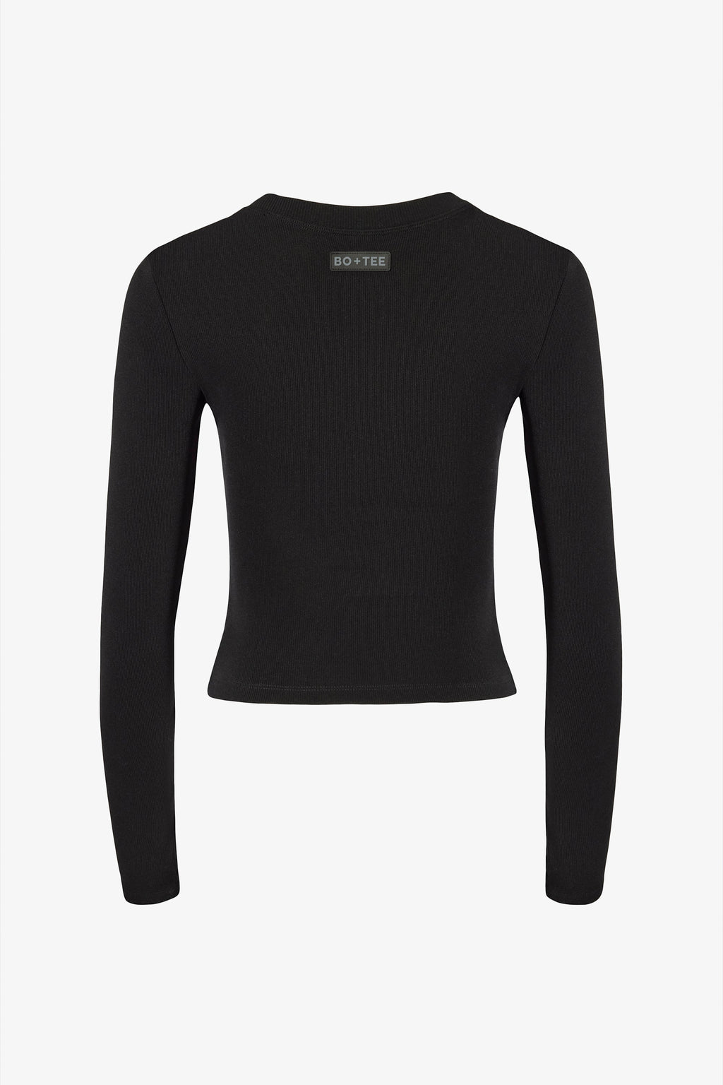 Chic Thermal Long Sleeve Top in Black
