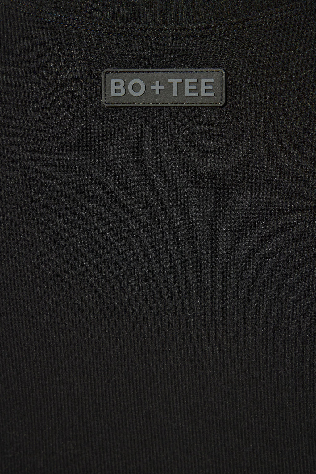 Chic Thermal Long Sleeve Top in Black