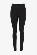 Chic Thermal Base-Layer Leggings in Black