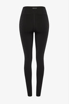 Chic Thermal Base-Layer Leggings in Black