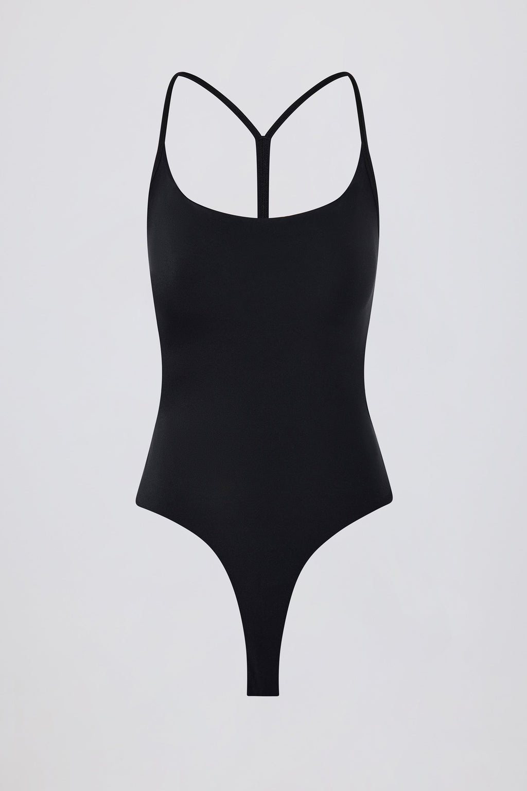 Chic Cut-Out Bodysuit in Black
