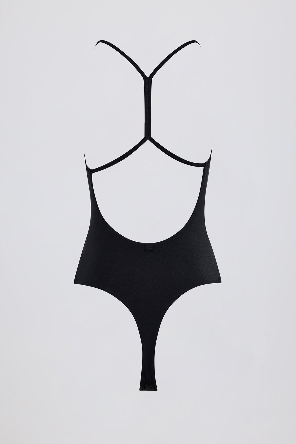 Chic Cut-Out Bodysuit in Black