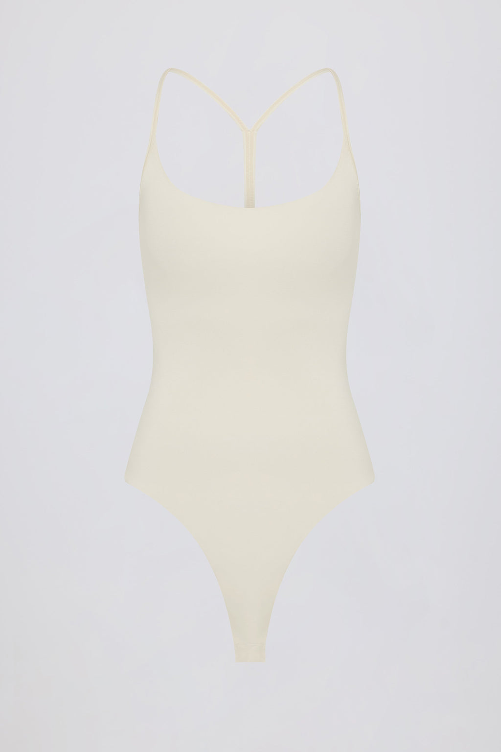 Chic Cut-Out Bodysuit in Oat
